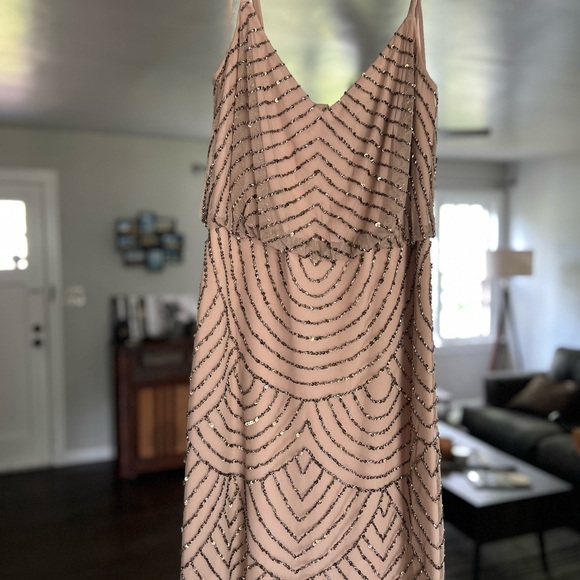 Adrianna Papell Cocktail Bridesmaids Dress - Picture 7 of 8